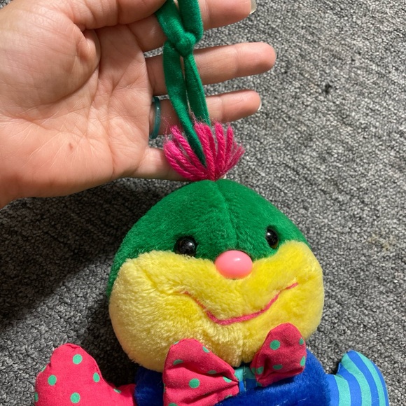 Vintage Kids II Musical Plush Caterpillar Baby Crib Pull Toy Little Rascals Tone - Picture 13 of 16